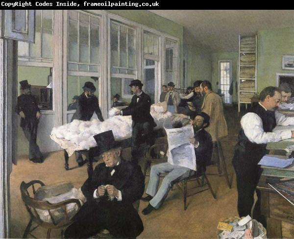 Edgar Degas Portrait of an office